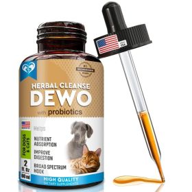 Cats And Dogs Natural Worm Treatment With Probiotic Liquid Herbal Medicine Prevention Medication Supplement Drops For Kitten And Puppies For Dail (Option: Beloved Pets)