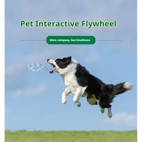 Pet Interactive Flywheel,Dog Toy,Fun Interactions Buildstronger Bonds (Option: MacaroonGreen)
